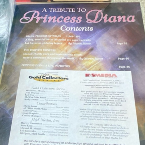 Princess Diana Book Bundle Royal Wedding & Gold Magazine In Our Hearts Forever - Picture 8 of 11